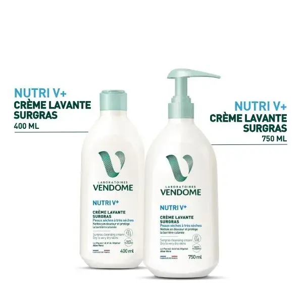 Vendôme Laboratories - NUTRIV+ Creme de Limpeza Ultranutritivo 400ml