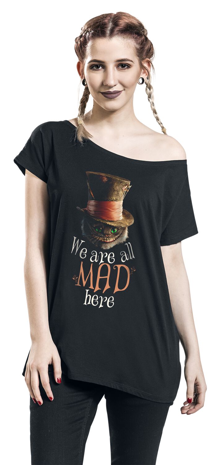 We Are All Mad Here | Alice Au Pays Des Merveilles T-Shirt Manches courtes