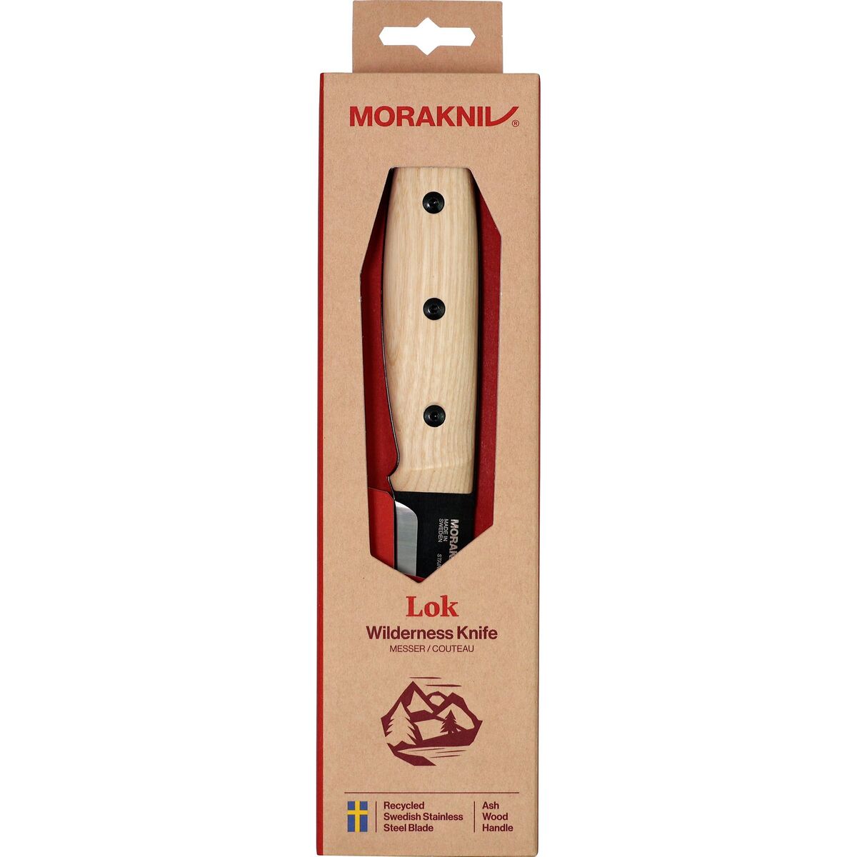 Lok BlackBlade (S) Ash Wood, friluftskniv