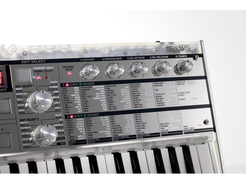 Korg Synthesizer microKORG Crystal – Limited Edition Kompakt-Synthesizer mit Analog Modeling Klangerzeugung