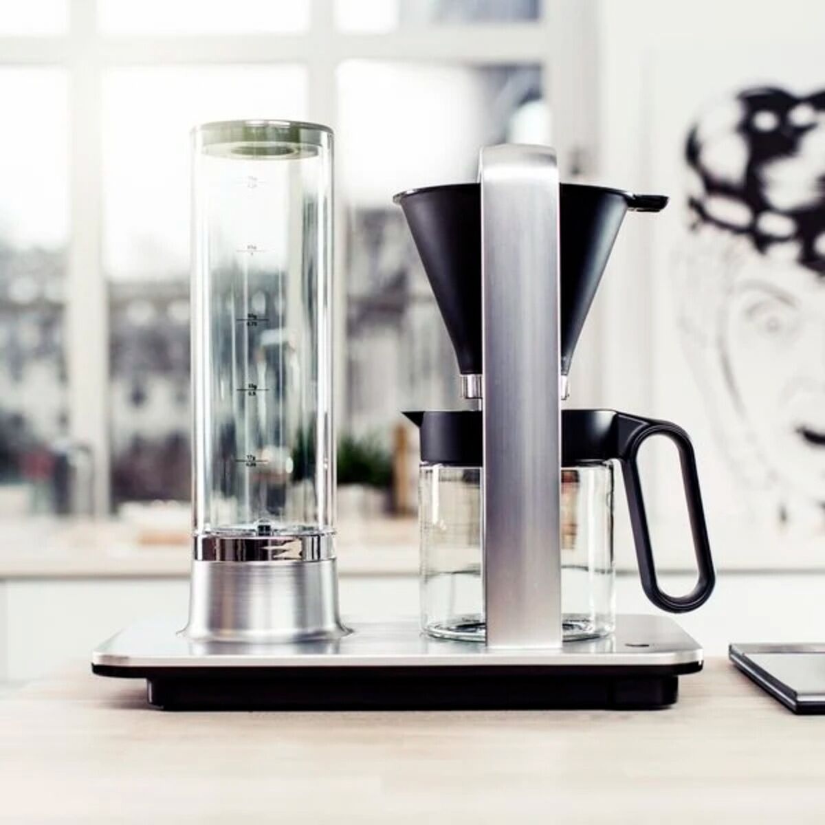 Kaffemaskin WSP-2A + kaffekvern WSFB-100S + kjøkkenvekt