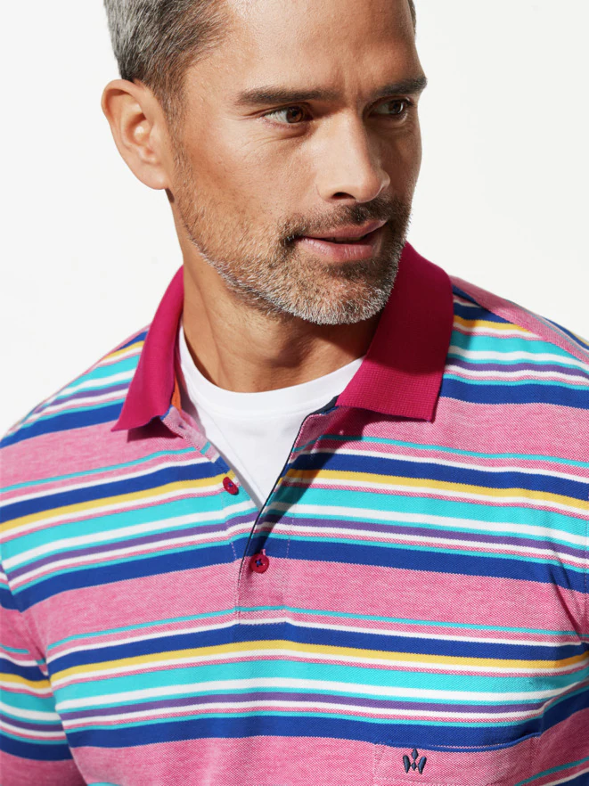 Pique-Polo Color Stripe