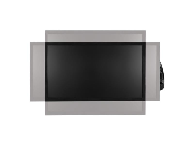 Arctic Cooling Wandhalter W1-3D bis 8 kg – Schwarz Monitor-Wandhalterung mit Gaslifttechnik