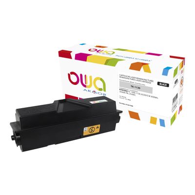 Cartouche laser compatible Kyocera TK-1130 - noir - Owa K15977OW