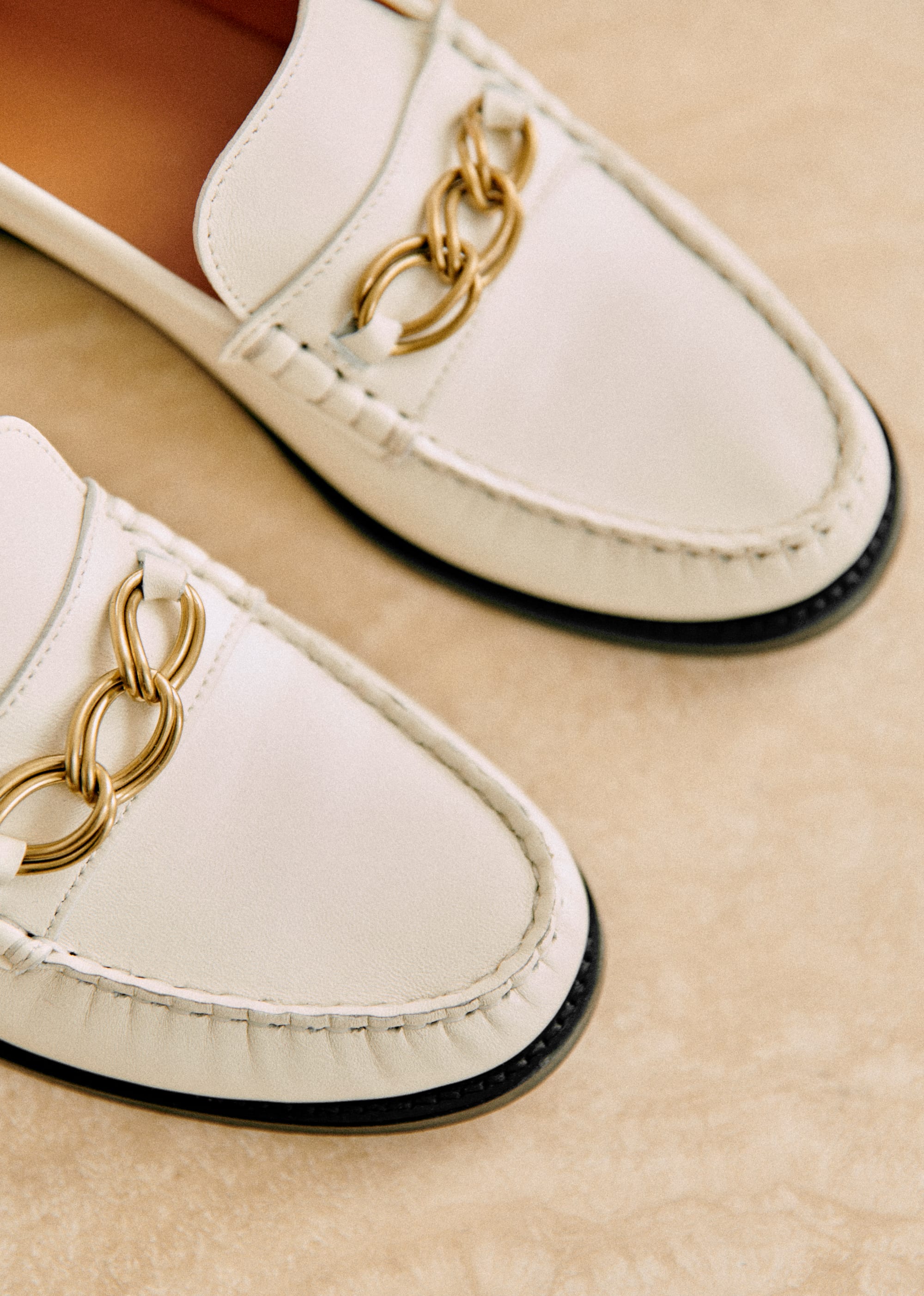 Mocassins Vicky - Ecru Lisse - SOULIERS/SOULIERS Mocassins 5906285