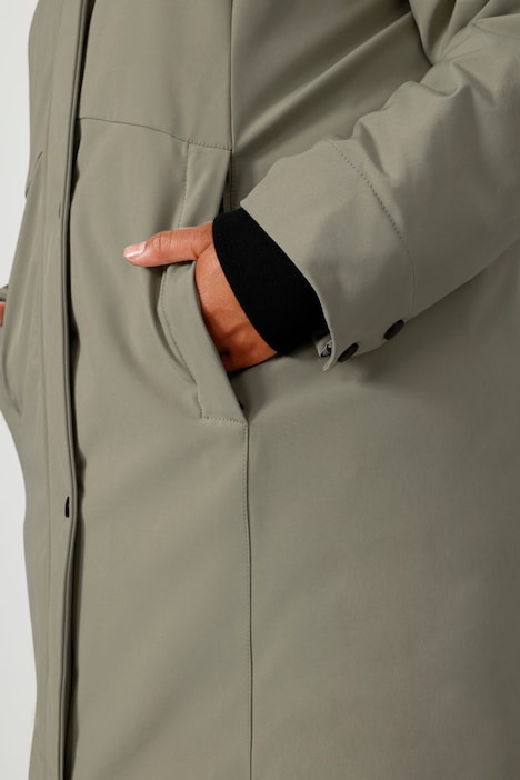 Softshelljacke, 3x-Funktion, Kapuze, Zipper, Komplettfutter