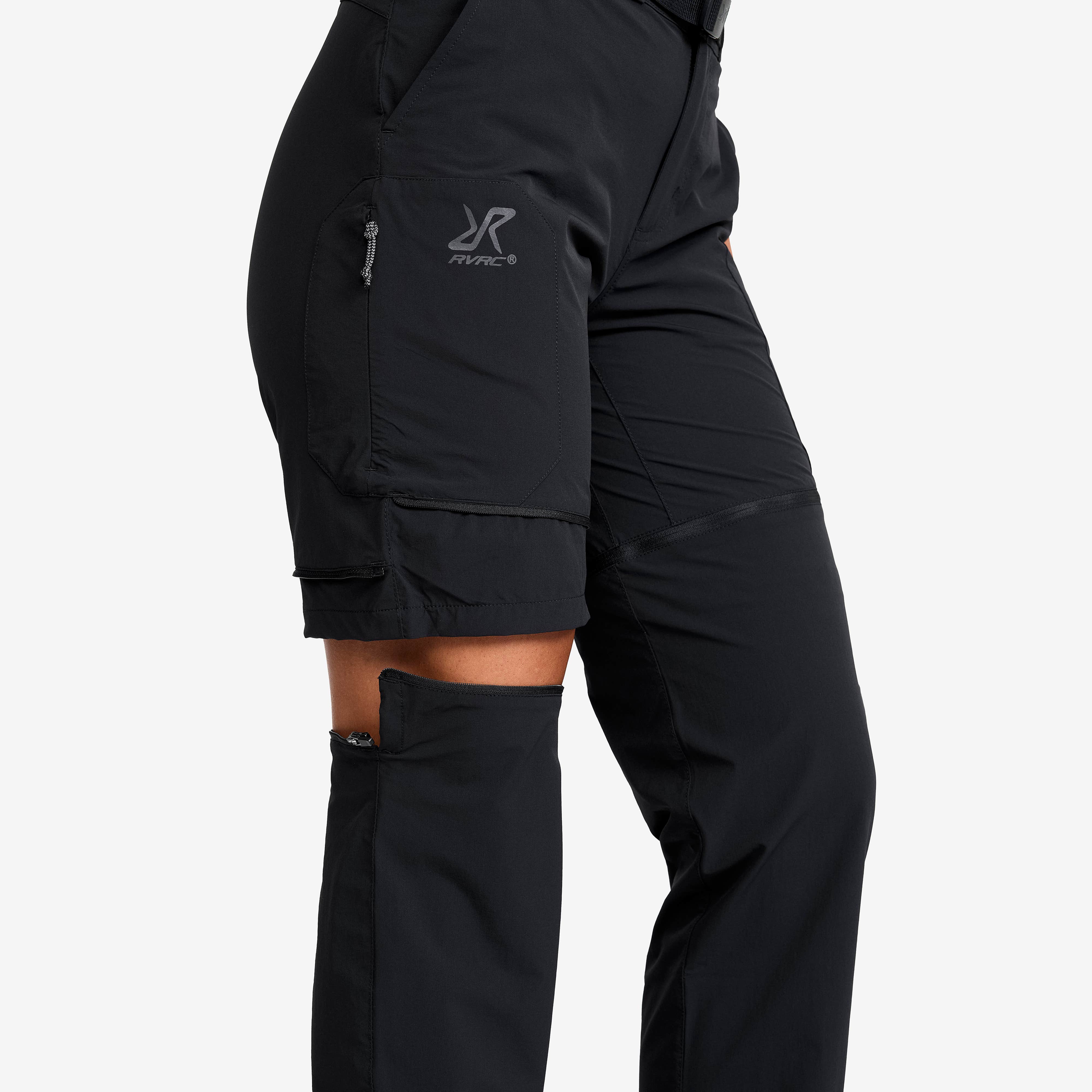 Elevate Hiking Zip-off Pants Dame Black