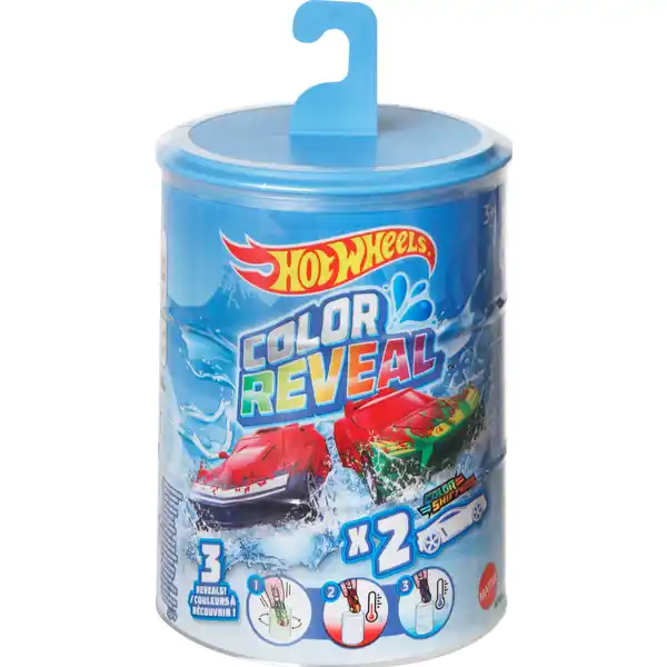 Hot Wheels 2er-Set Color Reveal Die-Cast Farbwechsel-Fahrzeug