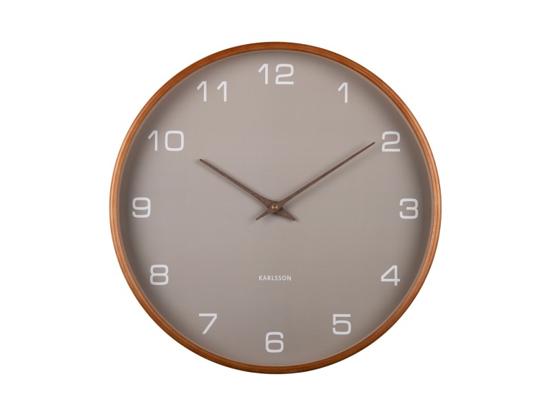 Wall Clock Acento KA5993GY Light grey