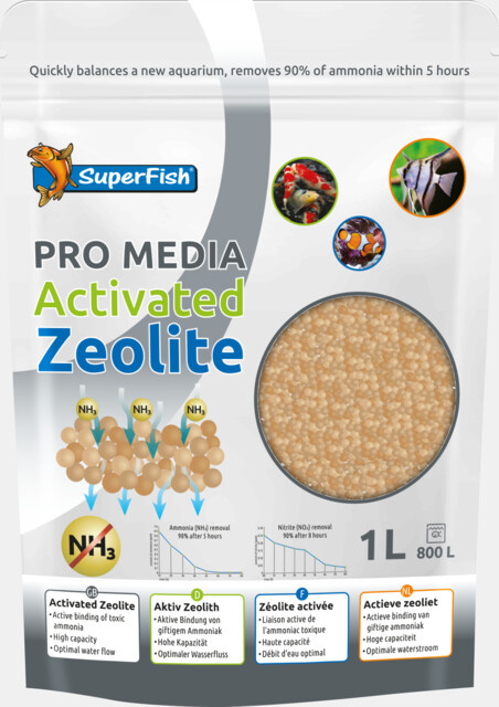 SuperfishPro Media Activated Zeolite 1000ml | Filteren