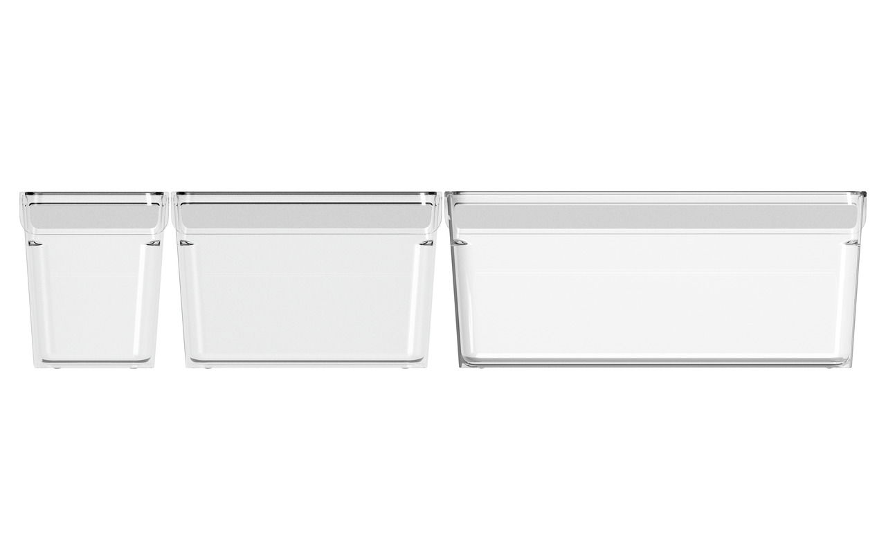 rotho Kühlschrankorganizer 3er-Set LOFT