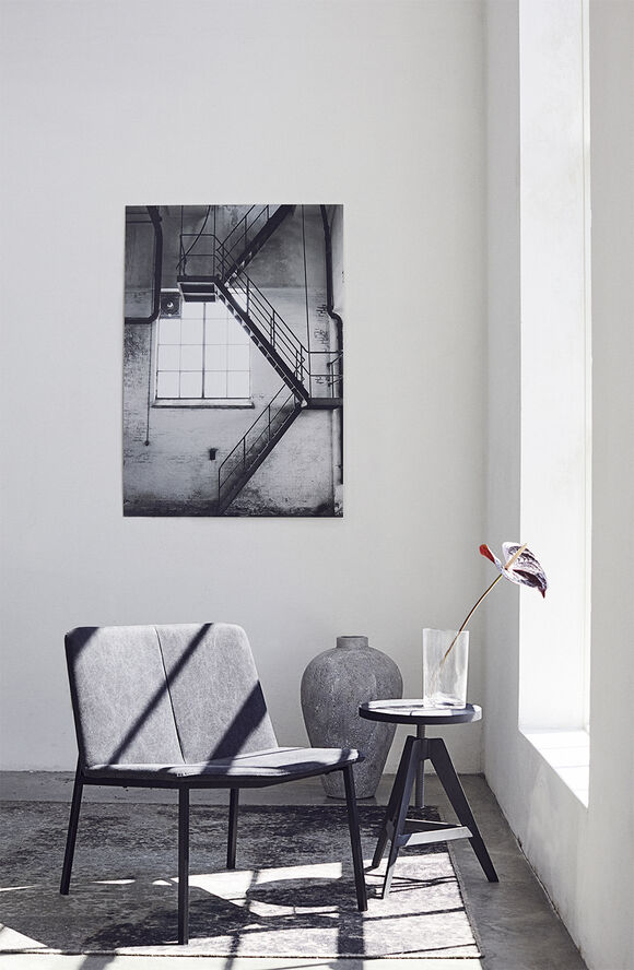 Muubs Loungestol Chamfer Anthracite , lou Antracit/sort