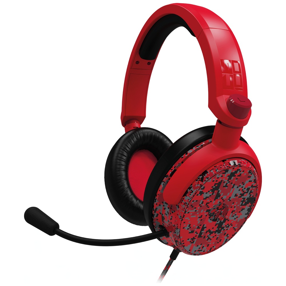 Stealth C6-100 Gaming-Headset für Xbox, PS4/PS5, Switch, PC & Mobilgeräte – Rotes Digital-Tarnmuster