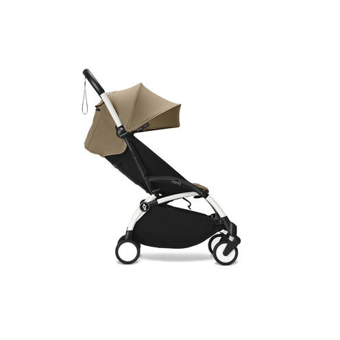 Poussette YOYO3 Pack 0+ et 6+ Toffee / Cadre Blanc - STOKKE