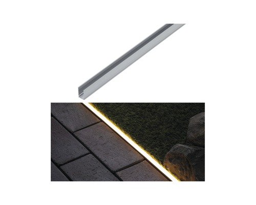 Paulmann Plug & Shine aluminium profiel 1 m voor neon LED strips