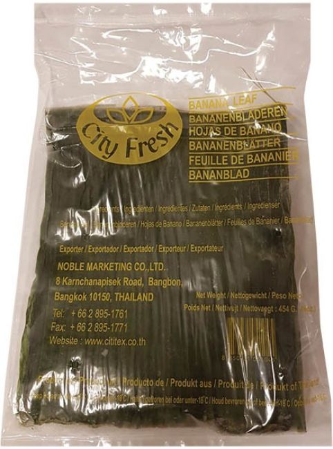 City Fresh Bevroren Bananen Bladeren 454g