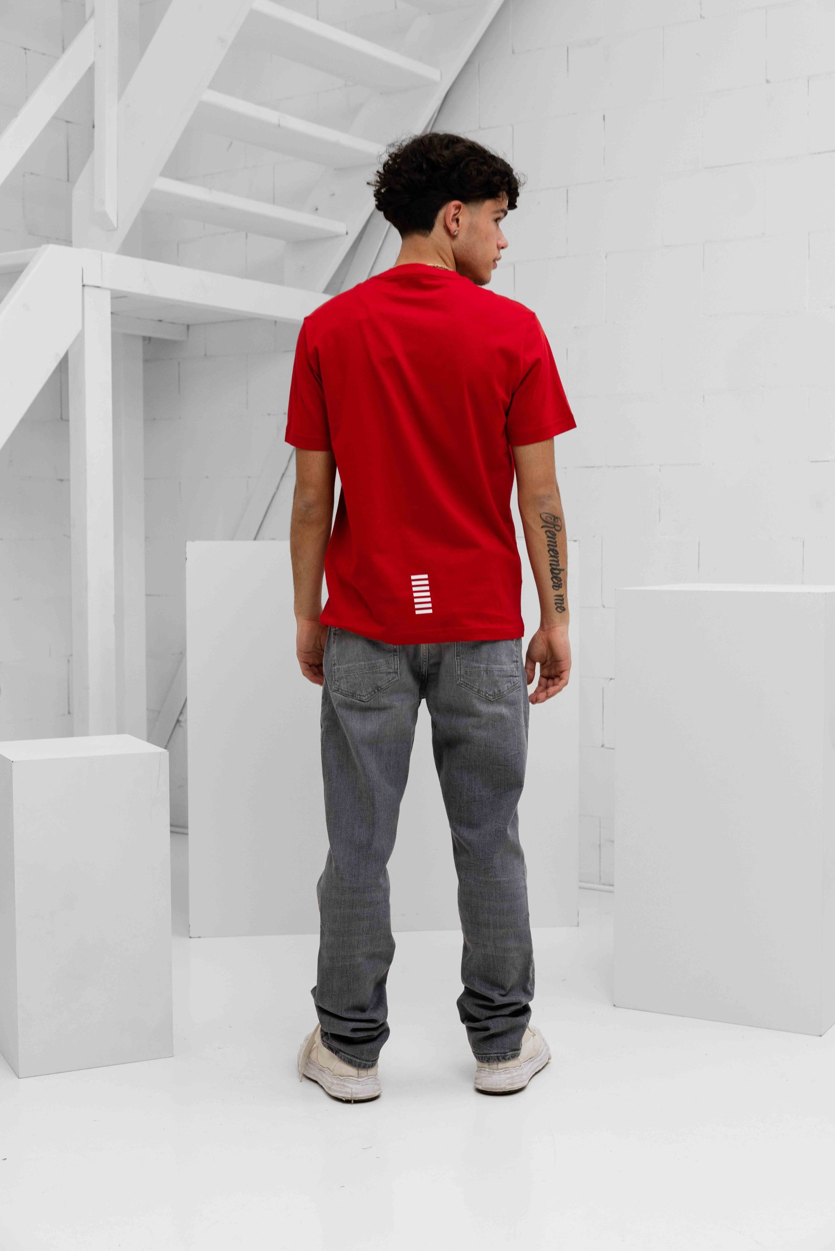 EA7 Emporio Armani 8NPT25 T-Shirt Heren Rood