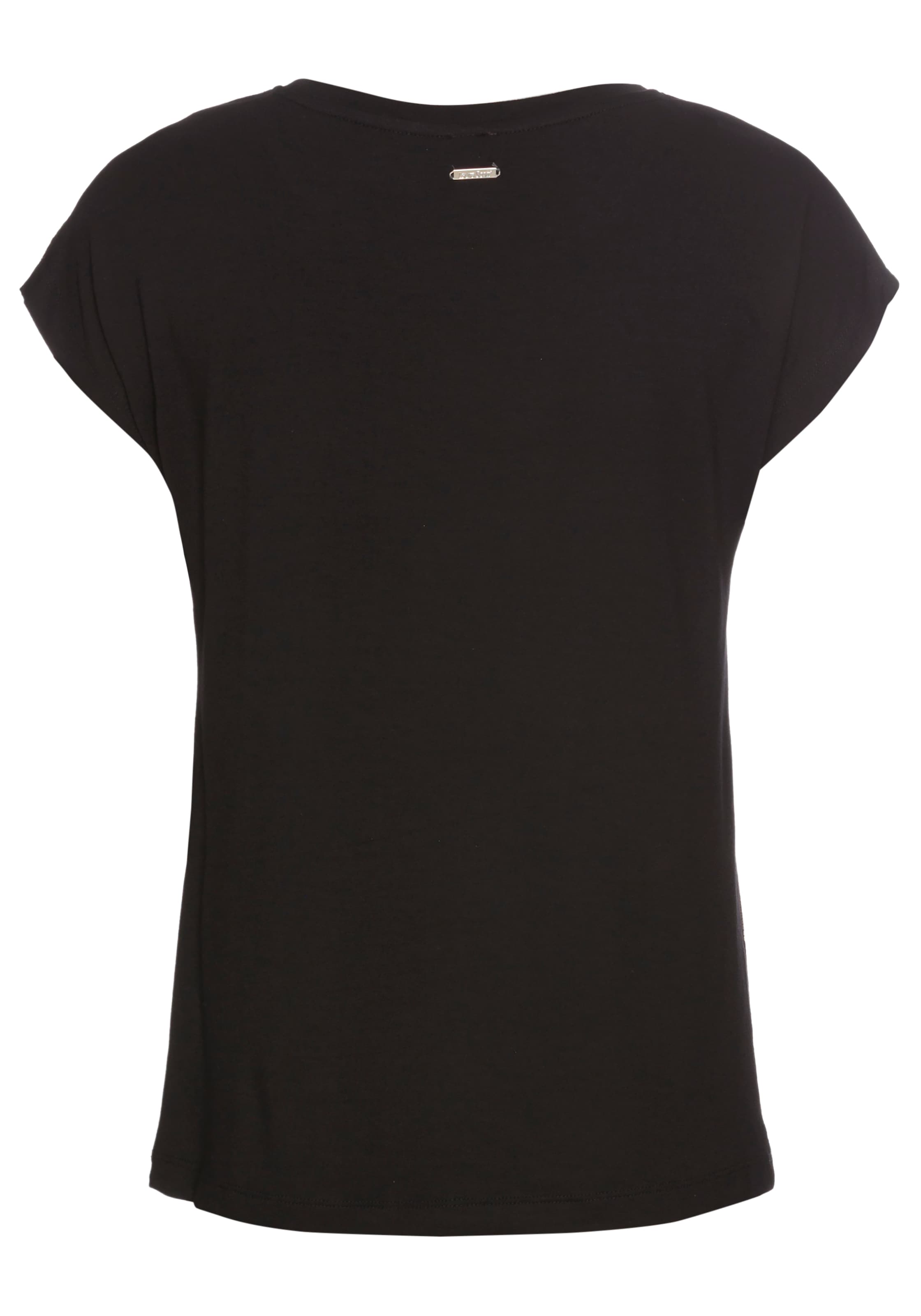 Laura Scott Rundhalsshirt , mit schimmernden Pailettenprint
