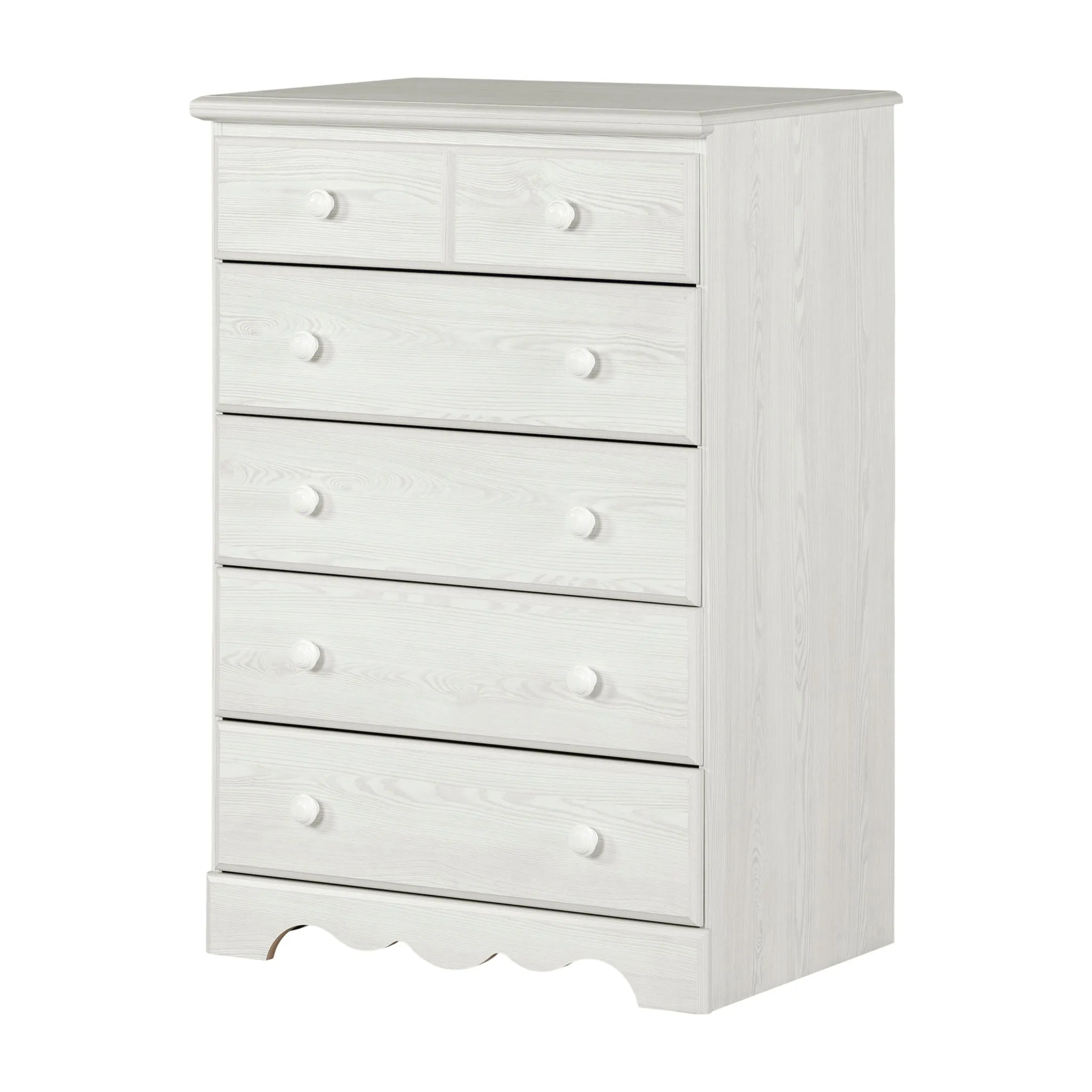 South Shore Commode 5 tiroirs - Summer Breeze Pin blanc