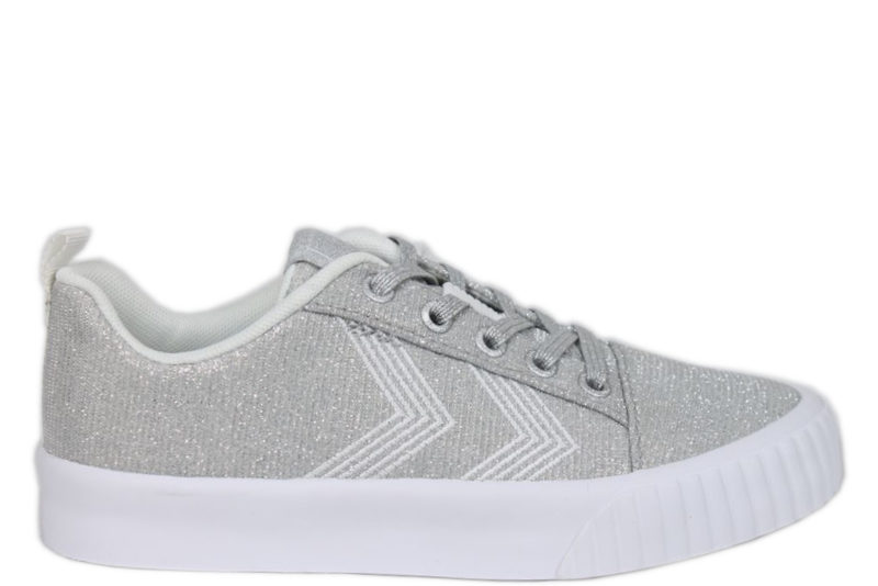 HUMMEL BASE COURT GLITTER JR SILVER