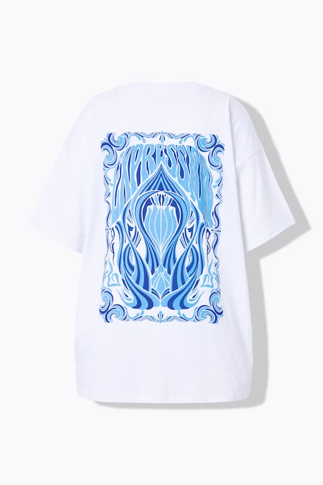 T-Shirt, Oversized, Rückenprint