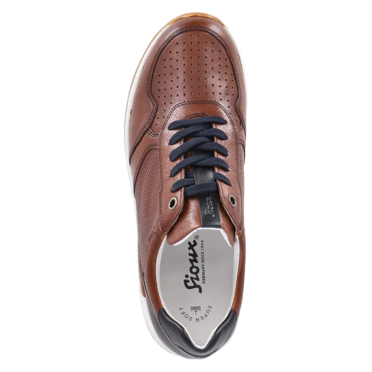 SiouxLow Sneaker ROJARO - cognac/testa-di-m.