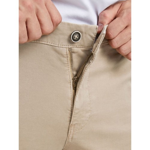 Jack & Jones - 12186479 MARCOJJ FRED-WHITE PEPPER Beige