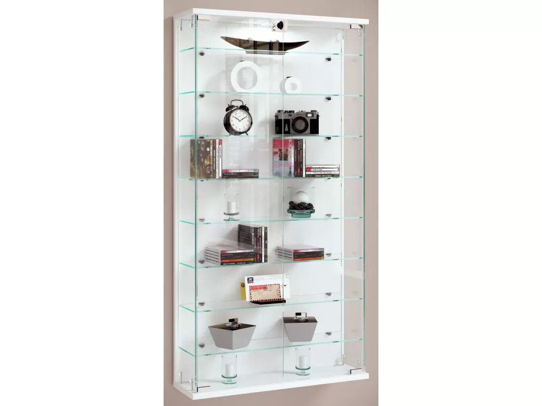 Vitrine murale en verre Relas L