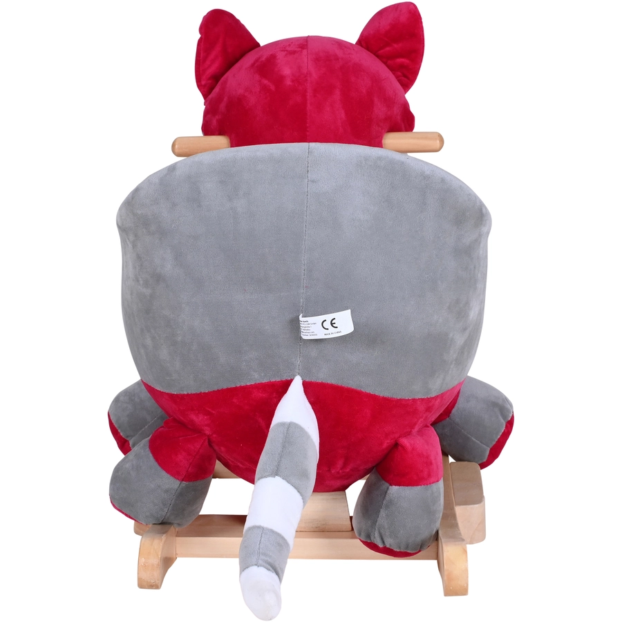 knorr toys® Schaukeltier Waschbär rot