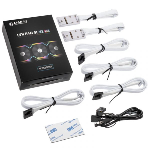 Controlador Lian Li UNI HUB SLV2 Branco - 12SLV2-CONT3W