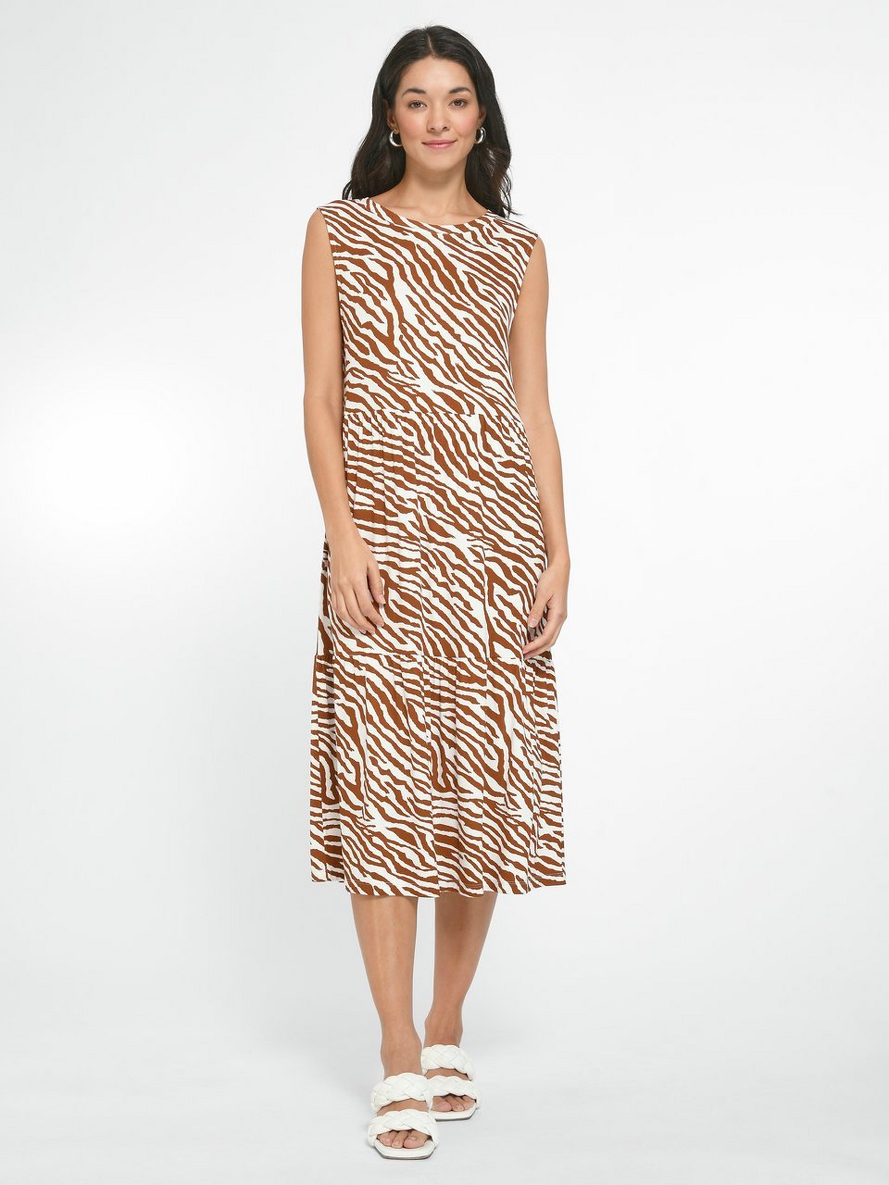 Ärmelloses Jersey-Kleid