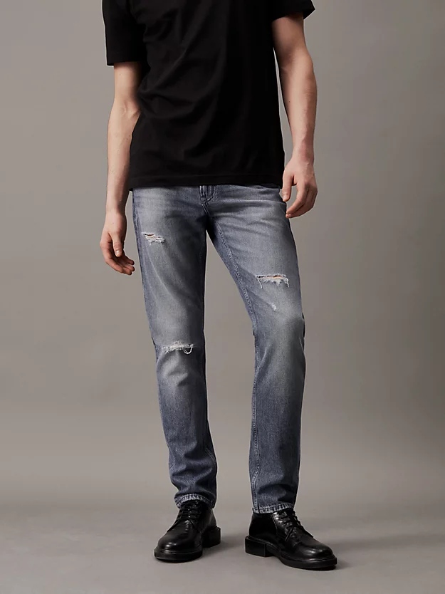 Calças jeans autênticas de pai
