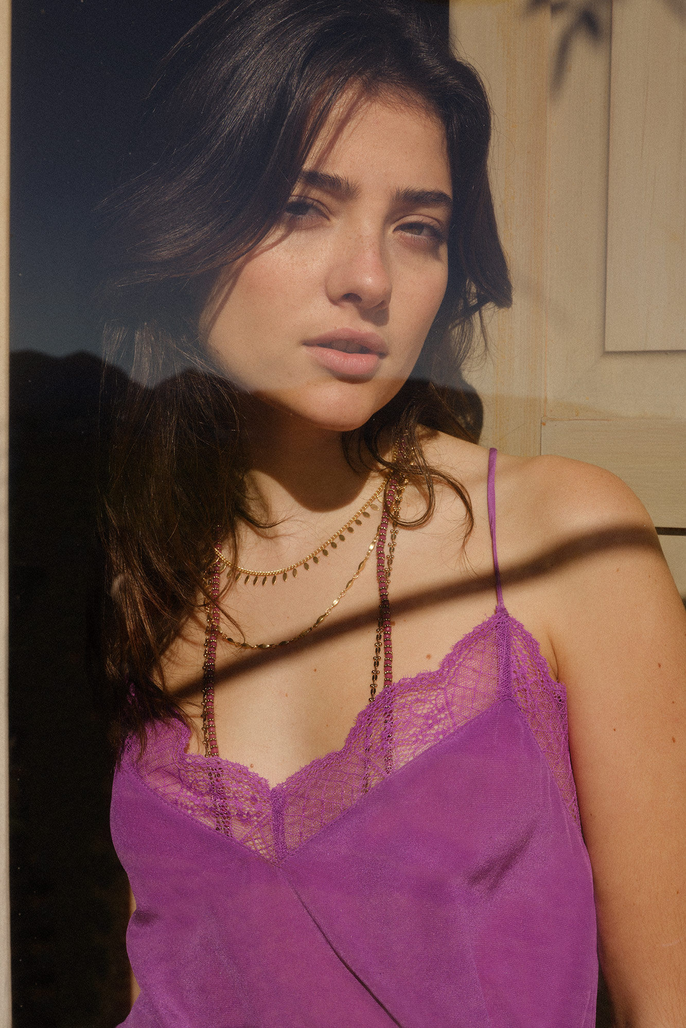 Top com suspensórios Marcela Silk - Rosa