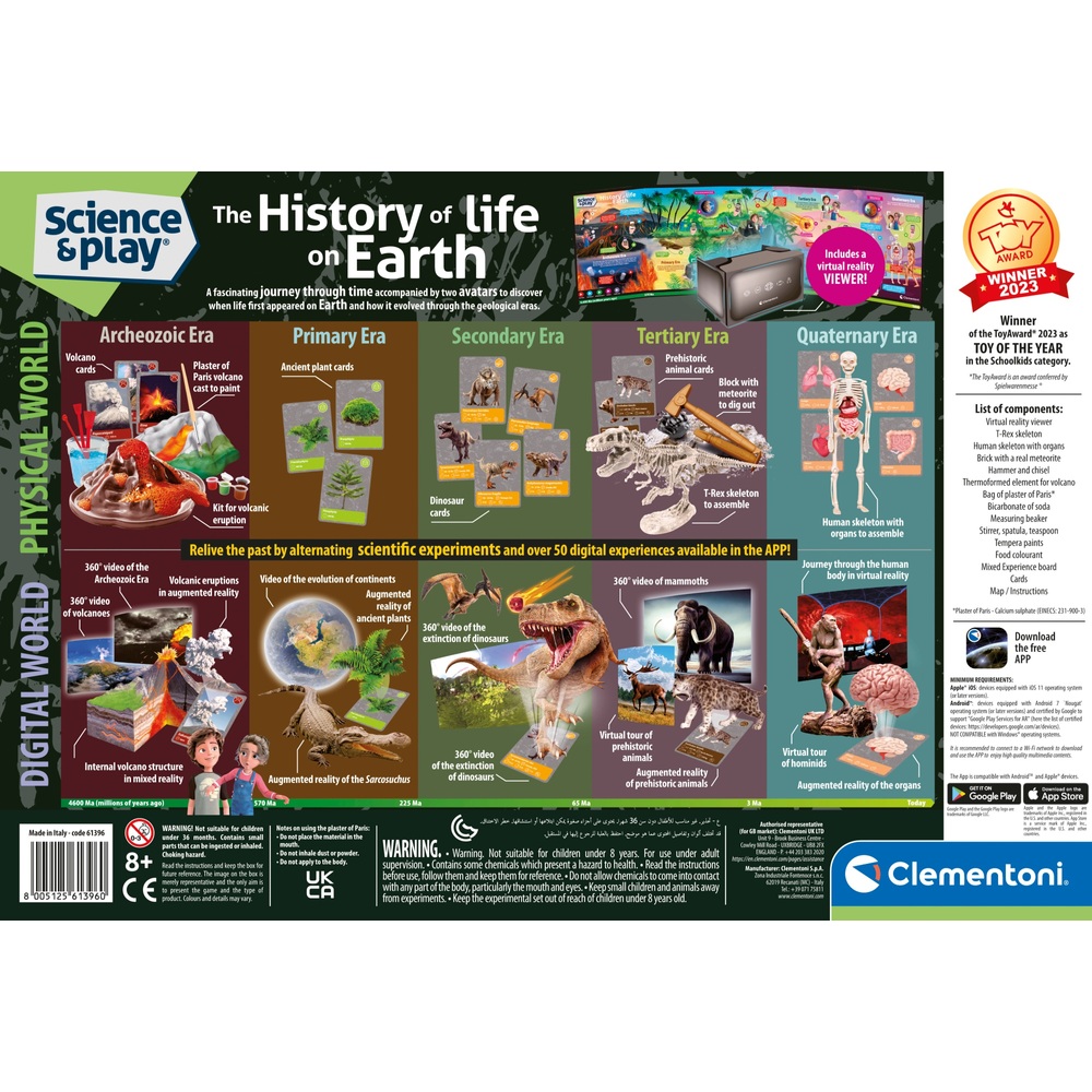 Clementoni Science & Play Die Geschichte des Lebens auf der Erde