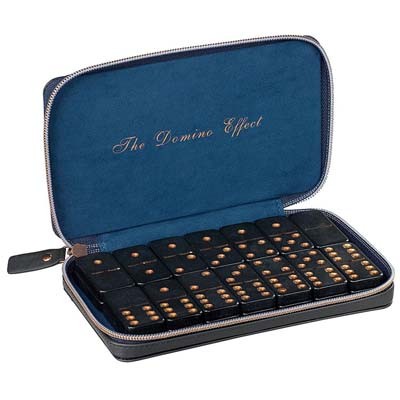 Dominoes Set Black Brogue