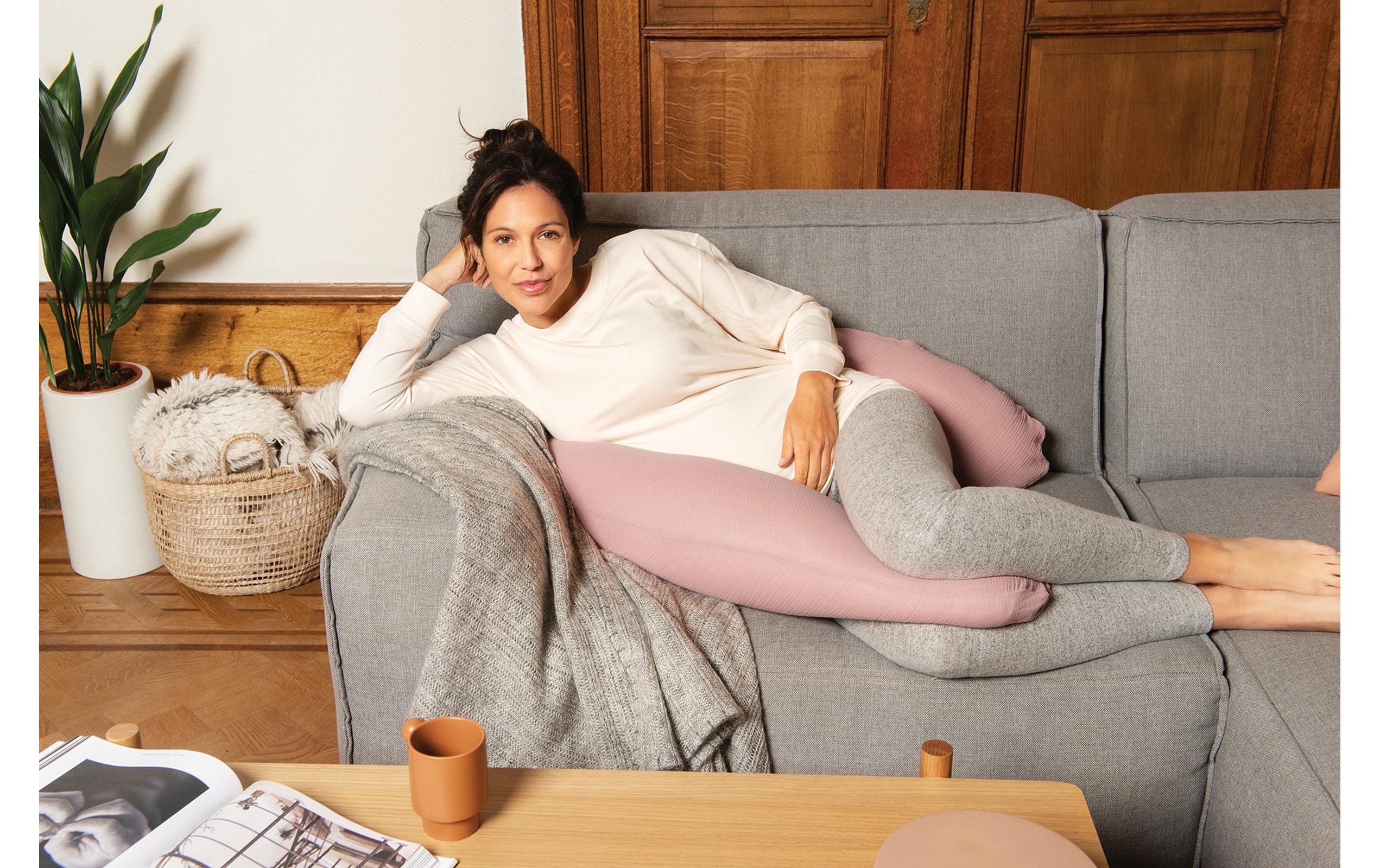 Stillkissen Comfy Big PinkGrosses Multifunktionskissen mit abnehmbarem Bezug