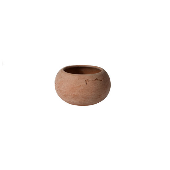 Pot boule en terre cuite L. 15 x H. 13cm