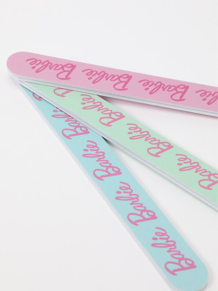 Conjunto de 3 Limas de Unha Barbie - Cores Sortidas