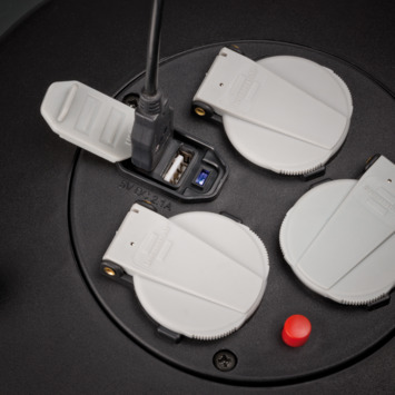 Brennenstuhl Kabelbox 3-voudig + USB 10 Meter