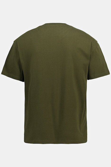 STHUGE T-Shirt, Halbarm, oversized, College-Print, bis 8 XL