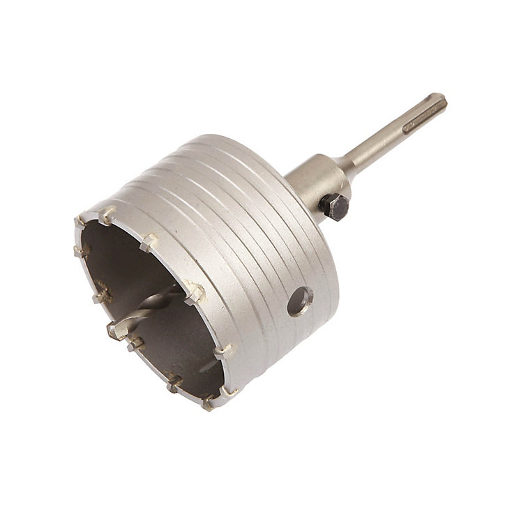 Trépan avec foret pilote Erbauer pour brique Ø.85 mm