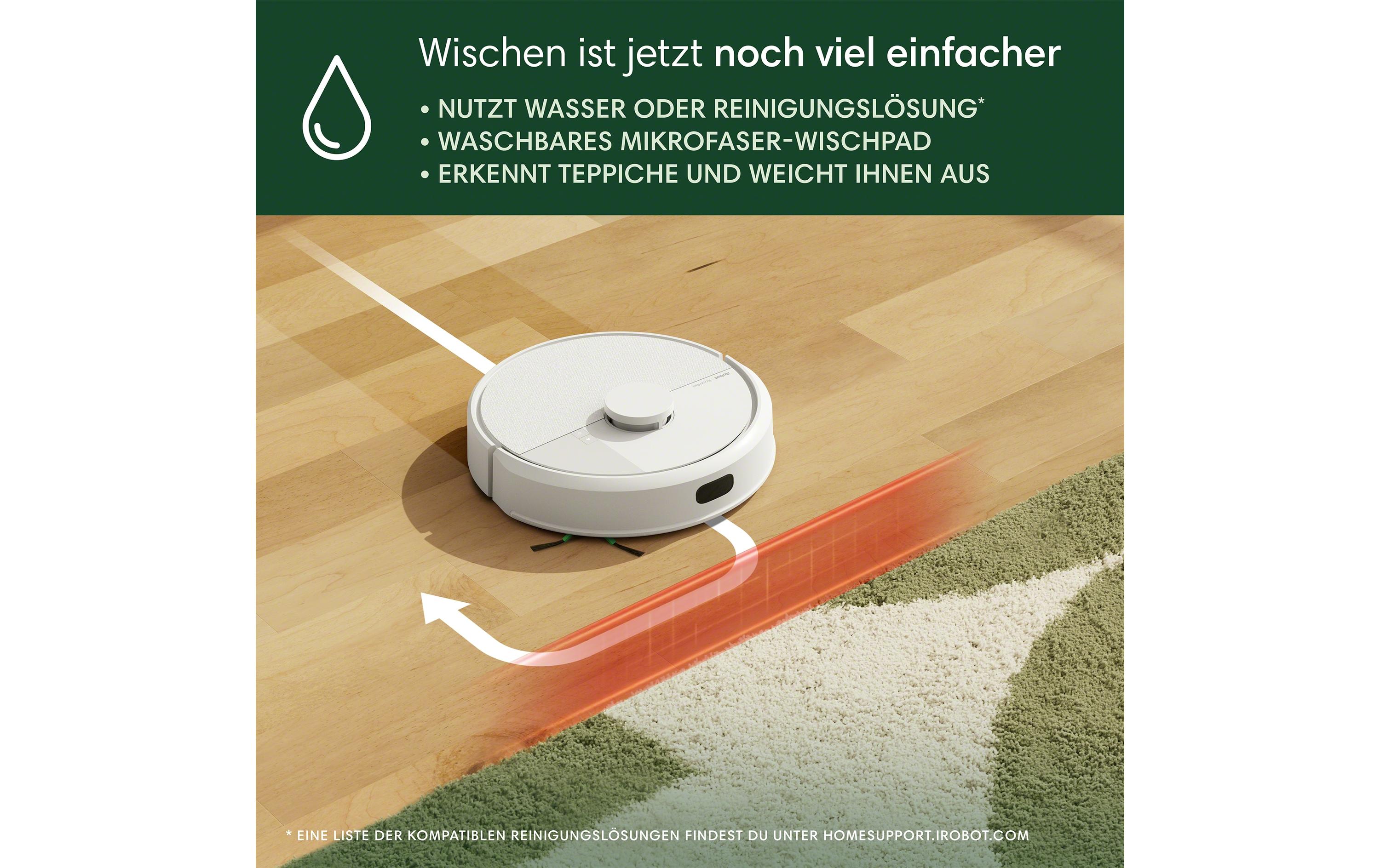 Saug- und Wischroboter Roomba 105 Combo Weiss<br>Saug- und Reinigungsroboter