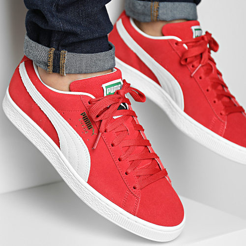 Baskets Suede Classic 374915 High Risk Red Puma White