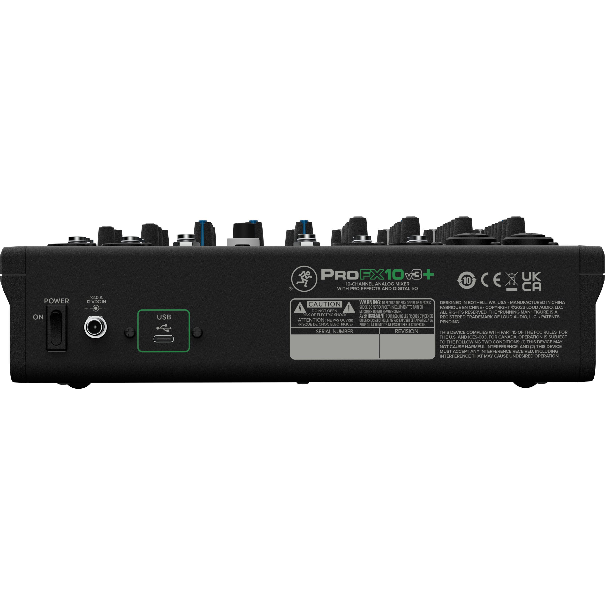 Mackie ProFX10v3+ FX-mixer met USB-interface
