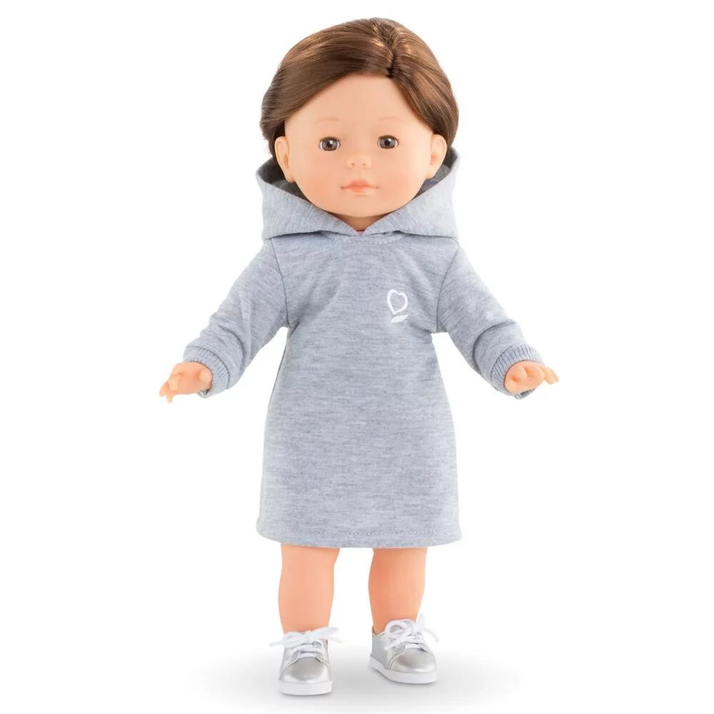 ROBE A CAPUCHE POUR POUPEE - COROLLE MA COROLLE