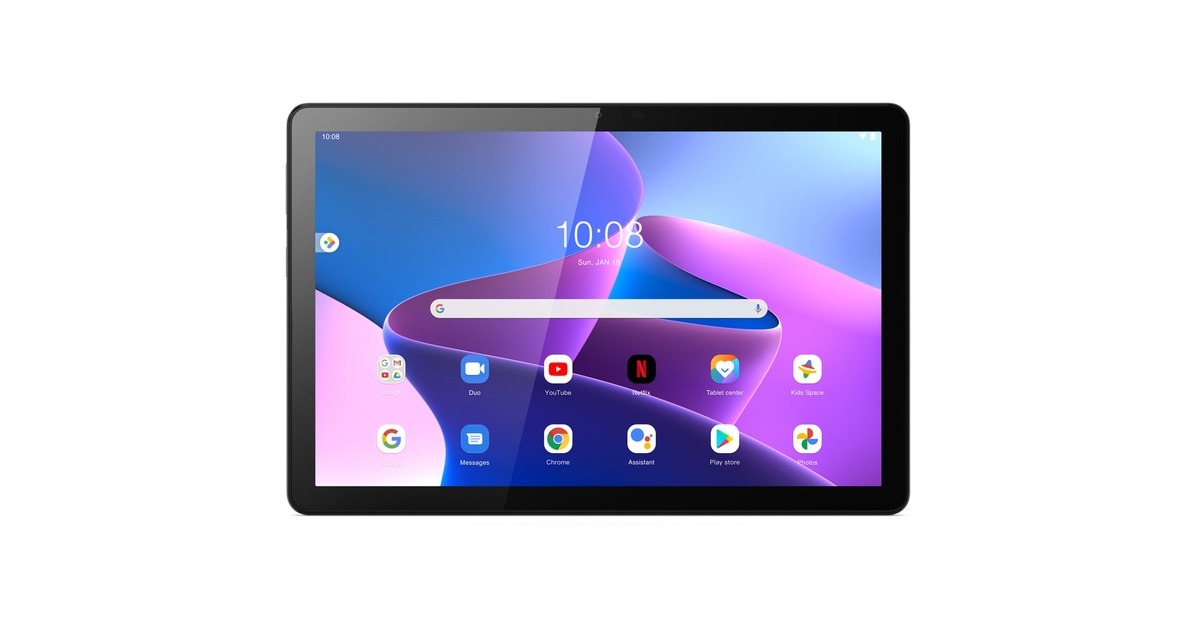 LenovoTab M10 kindertablet 3rd Gen (ZAAE0123SE) + kids cover  (Grijs | Android 11 | 64 GB | Wi-Fi 5)