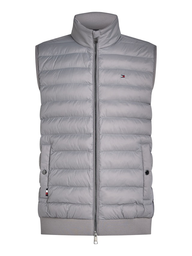 Tommy Hilfiger Steppweste »MIX MEDIA VEST«, Rückenteil ungesteppt