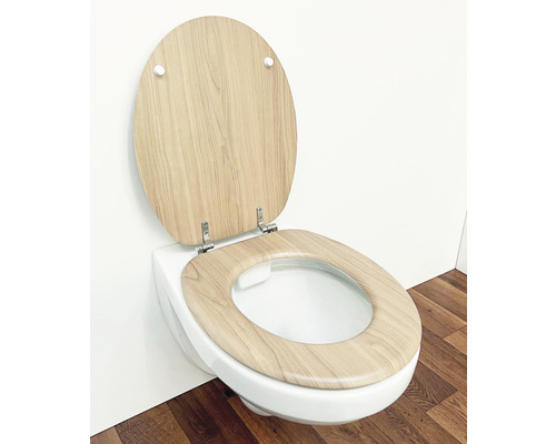 ADOB Amalfi Walnoot toiletbril