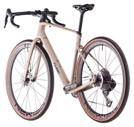 Vélo de Gravel Cube Nuroad C:62 SLT Sram Red XPLR AXS 13V 700 mm Beige Mineral Grit 2025