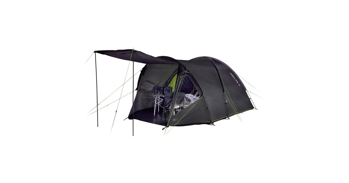 High PeakSamos 5 tent  (Donkergrijs/groen)